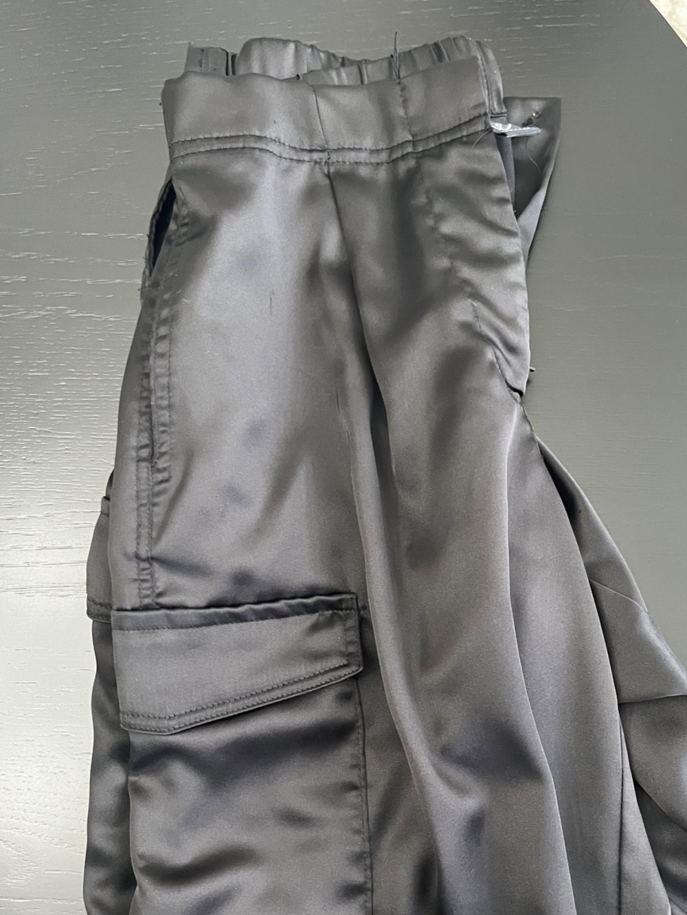 Windsor Black Satin Dress Pants